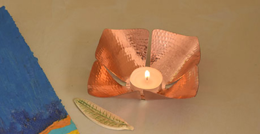 ताम्र ✤ Foliole Tea Light