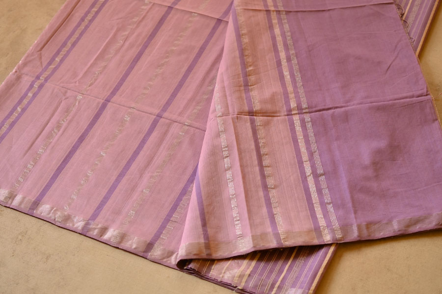 Urvara ⚘ Organic Mercerised Cotton Saree ⚘ 14