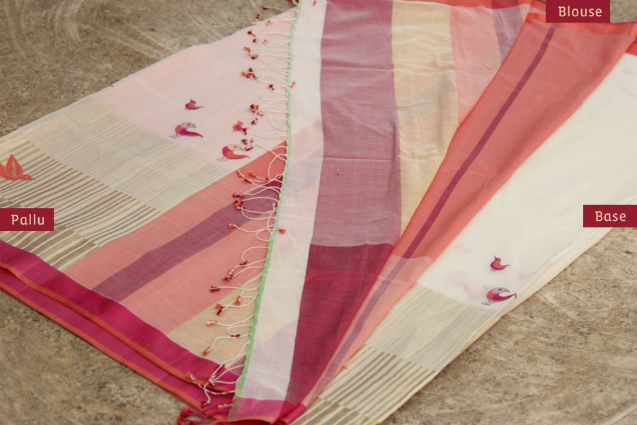 Brinda ❂ Organic Cotton Saree  ❂  2