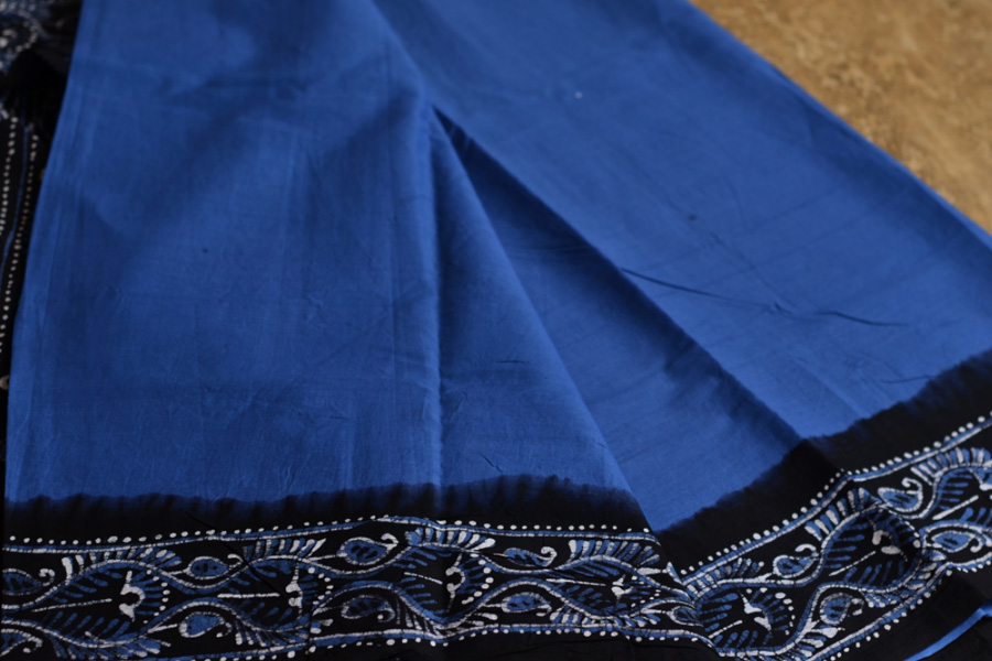 Crack-er ❁ Batik Maheshwari Saree ❁ 23