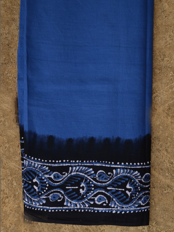 Crack-er ❁ Batik Maheshwari Saree ❁ 23