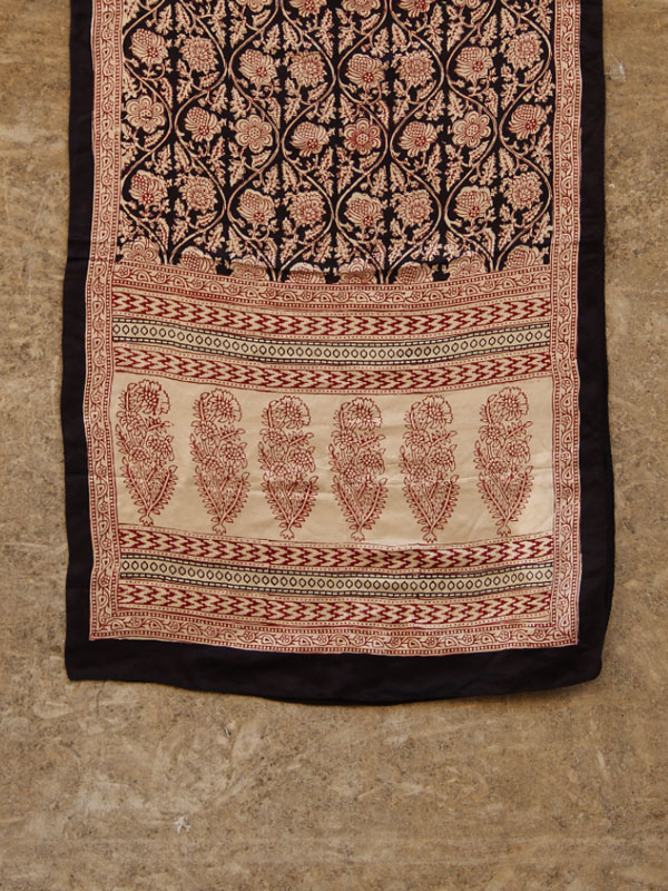 Surkhab ♡ Gajji Silk Bagh Stole ♡ C