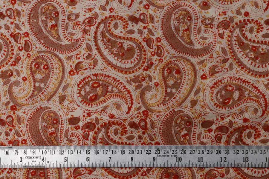 Sanganeri ✽ Hand Block Printed ✽ Cotton Fabric ~ N