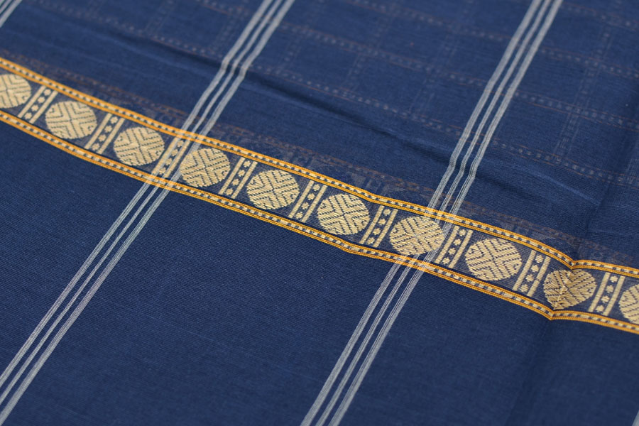 Summer Solitude ☙ Kanchipuram Cotton Saree ☙ { C }