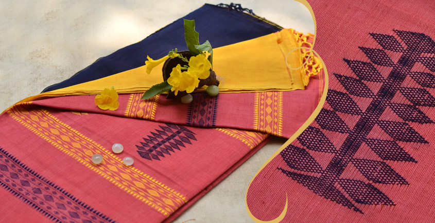 Srujanika ❋ Muslin Handwoven Saree ❋ 3