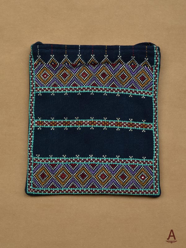 Tanka * टाँका ~ Embroidered Tablet Sling bag ❁ 6 ❁ - B