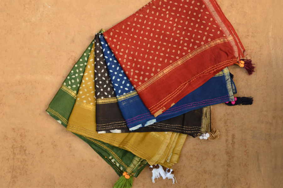 Megh ♠ Chanderi Stoles ♠ B