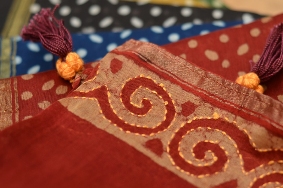 Megh ♠ Chanderi Stoles ♠ B