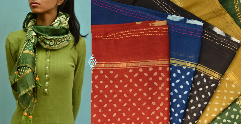Megh ♠ Chanderi Stoles ♠ B