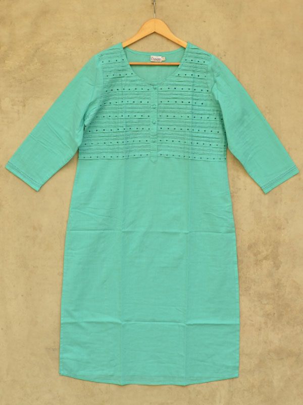 फुहार / Fuhar ✾ Handwoven Cotton Kurta ✾ 46