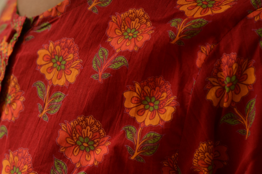 Sanganeri Block Printed Kurta ♠ 7