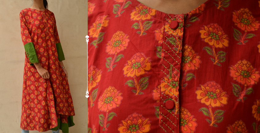Sanganeri Block Printed Kurta ♠ 7