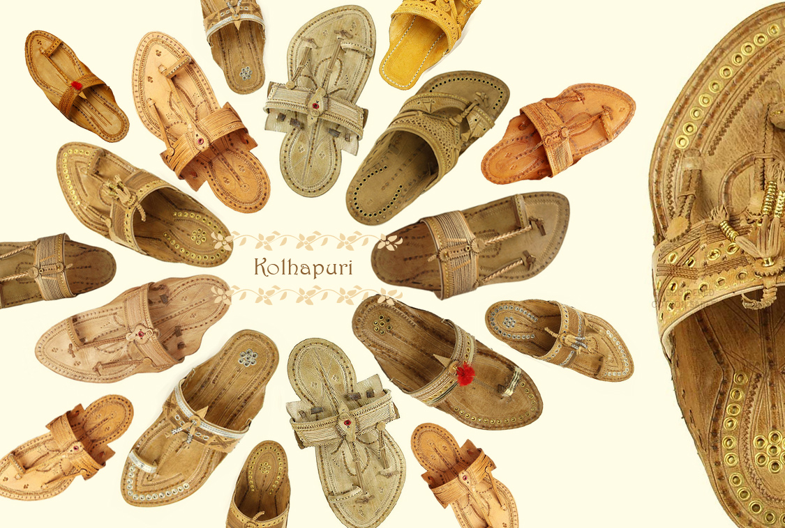 Buy Original leather kolhapuri ladies chappal online | Swarayam.