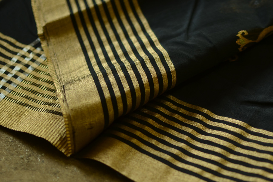 Ratnaprabha ⚛ Handwoven Chanderi Saree ⚛ 14