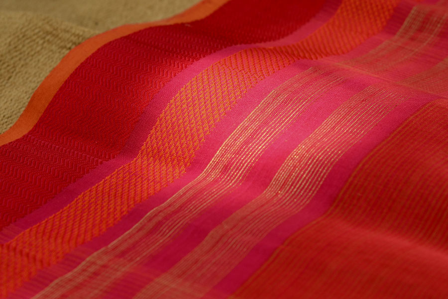 Colors of Devotion ~ Maheshwari Saree * 11