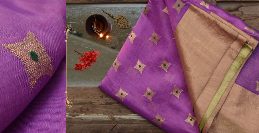 काशिका ⚛ Pranpur Mulberry Silk Saree ⚛ 18