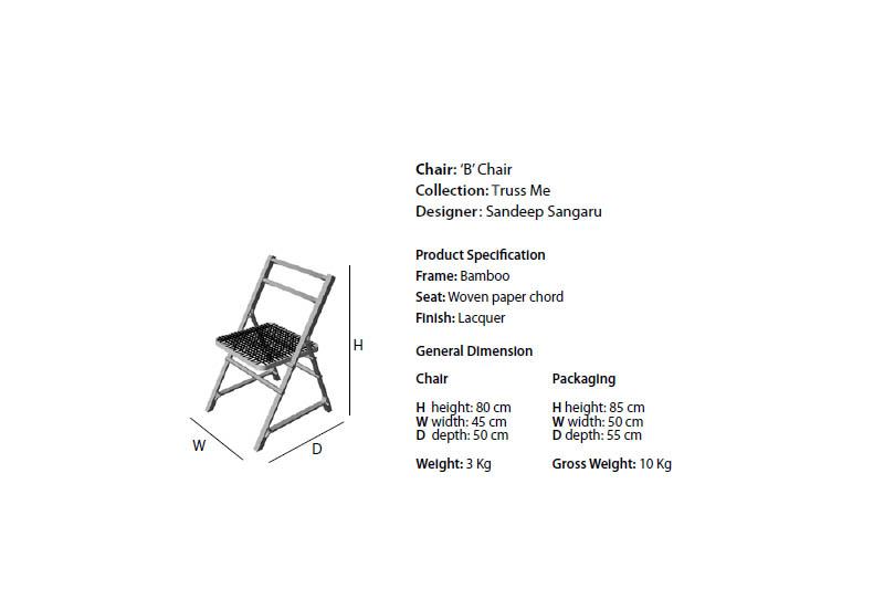 Truss Me ~ ‘B’ Chair