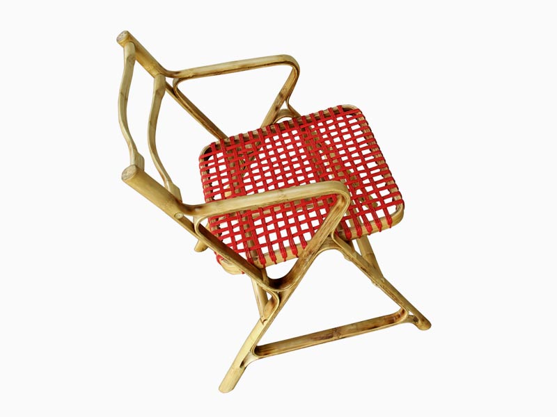 Truss Me ~ ‘A’ Chair with woven seat