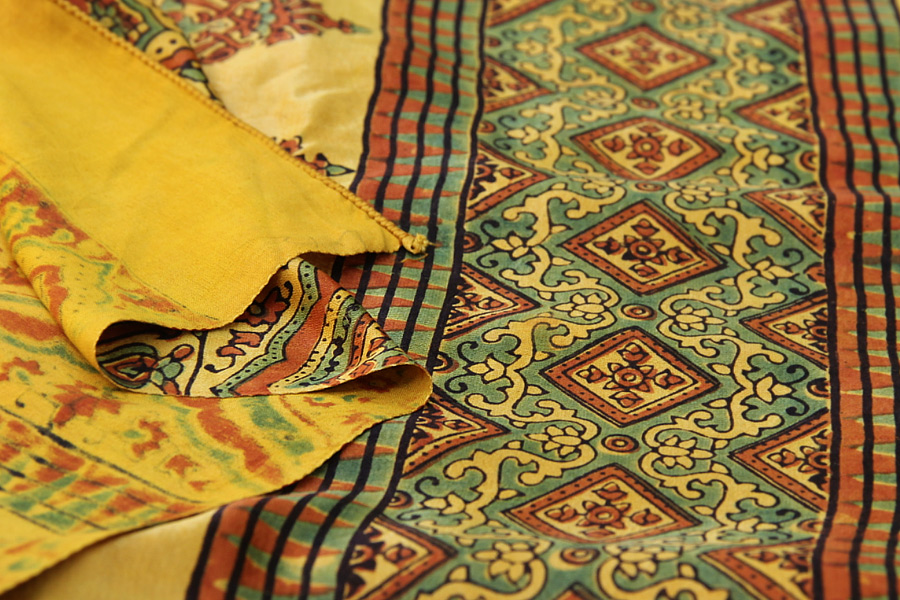 Ratnavali ✪  Gajji Silk Ajrakh Saree ✪ 26