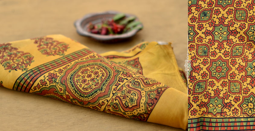 Ratnavali ✪  Gajji Silk Ajrakh Saree ✪ 26