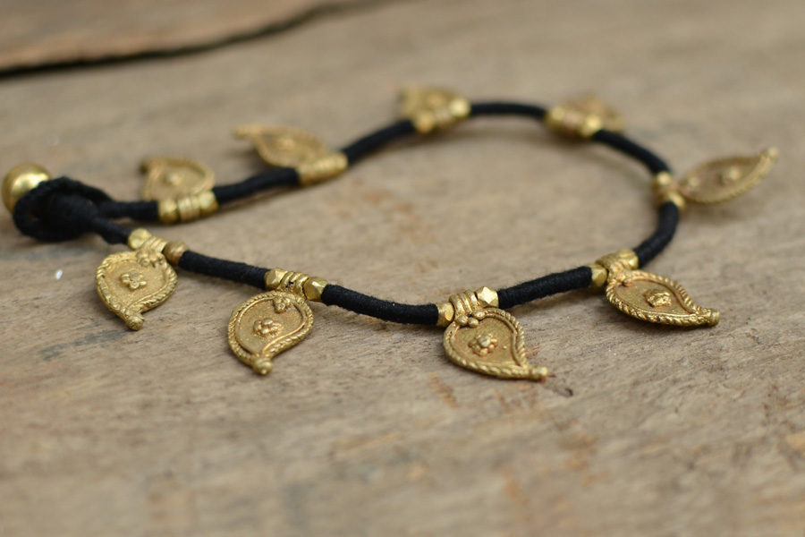 स्वर्णा ❂ Brass Jewellery ❂ Anklet { 26 }