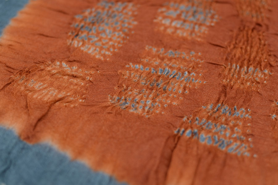 Roha ★ Bandhani & Ajrakh ★ Tussar silk saree { N }