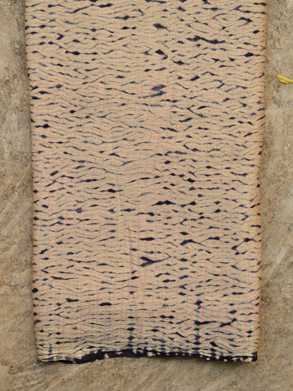 Ambily ★ Tie-Dye & Ajrakh ★ Gajji Silk Saree . 17