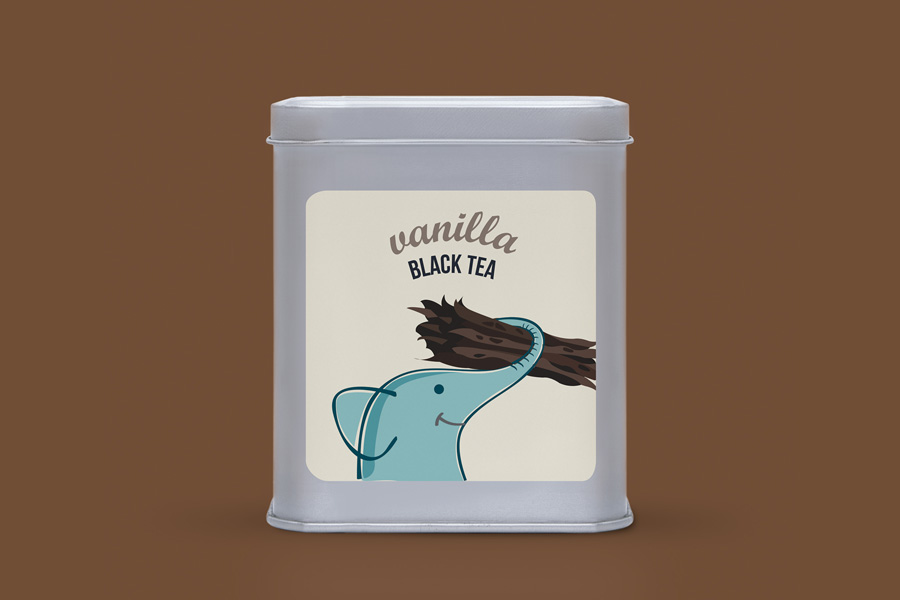 Vanilla Black Tea ~ ( Natural . 15 tea bags )