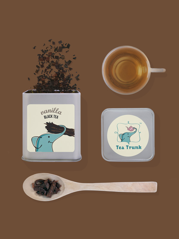 Vanilla Black Tea ~ ( Natural . 15 tea bags )