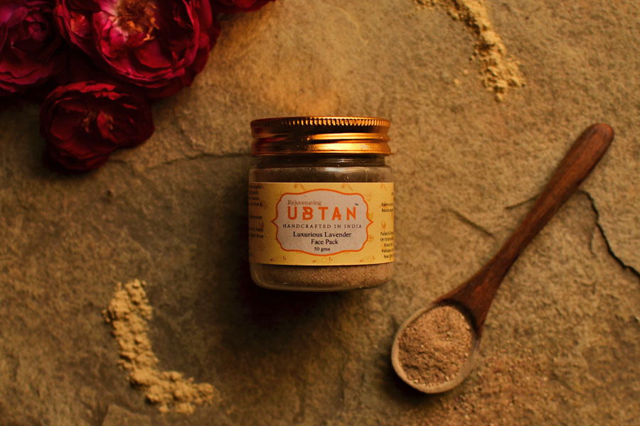 Ubtan ☘ Face Pack - Luxurious Lavender Face Pack ☘ 8 { 50gm }