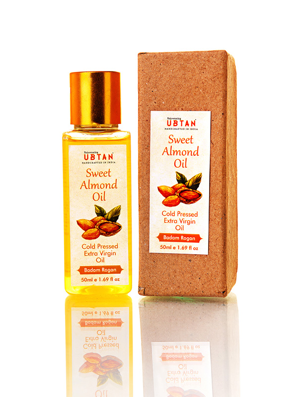 Ubtan ☘ Cold Pressed Sweet Almond Oil ☘ 11 { 50ml/200ml }