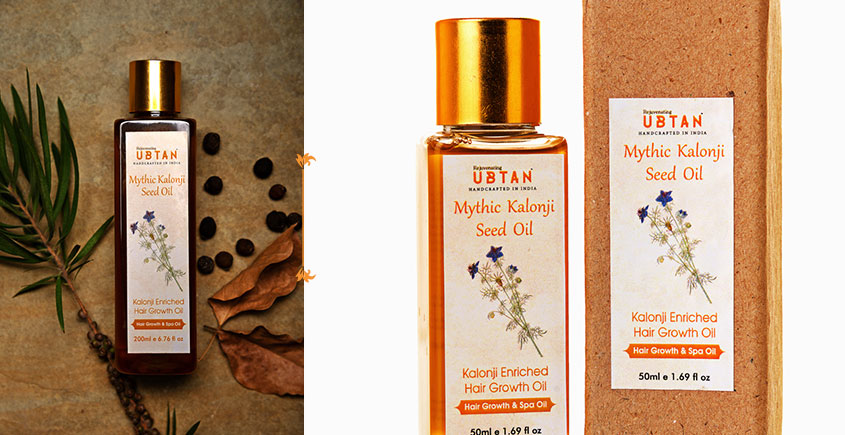 Buy Handcrafted Organic - Mythic Kalonji Seed Oil - Hair Growth & Spa Oil