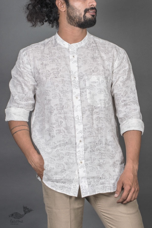 Talab ● Cotton Block Printed Shirt ● 6