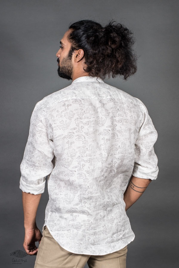 Talab ● Cotton Block Printed Shirt ● 6