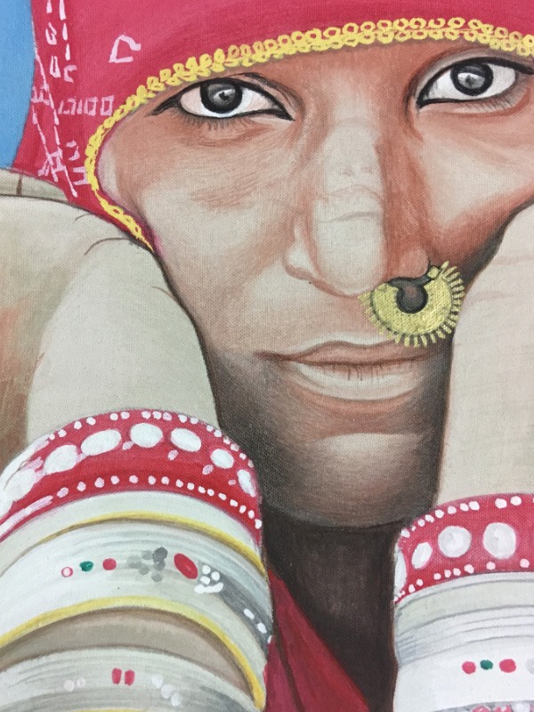 Miniature Painting ~ Rajasthani Women