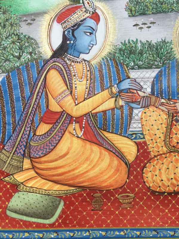 Miniature Painting ~ Rajasthan ~ Radha Krishna