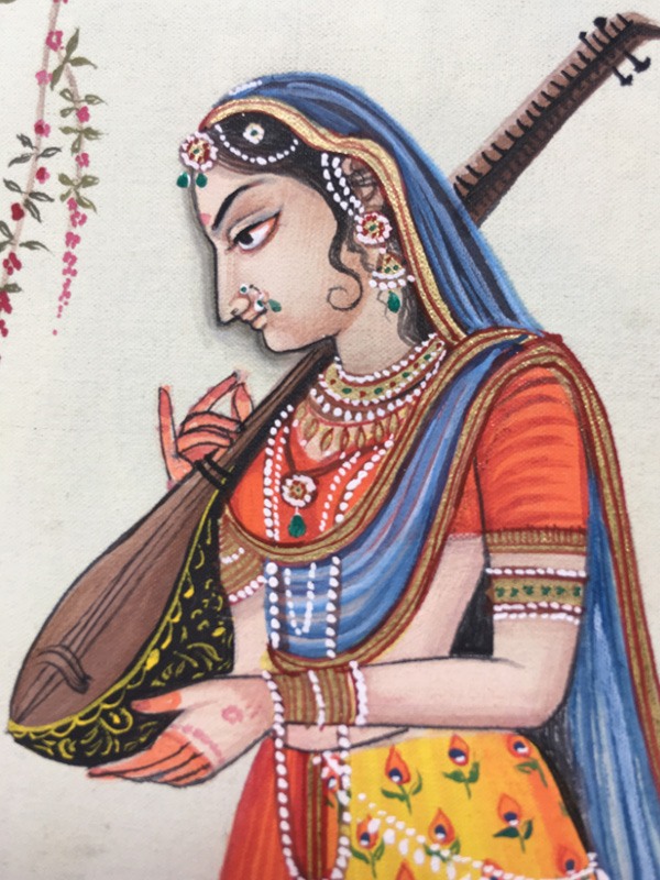 Miniature Painting ~ Rajasthan ~ Meera