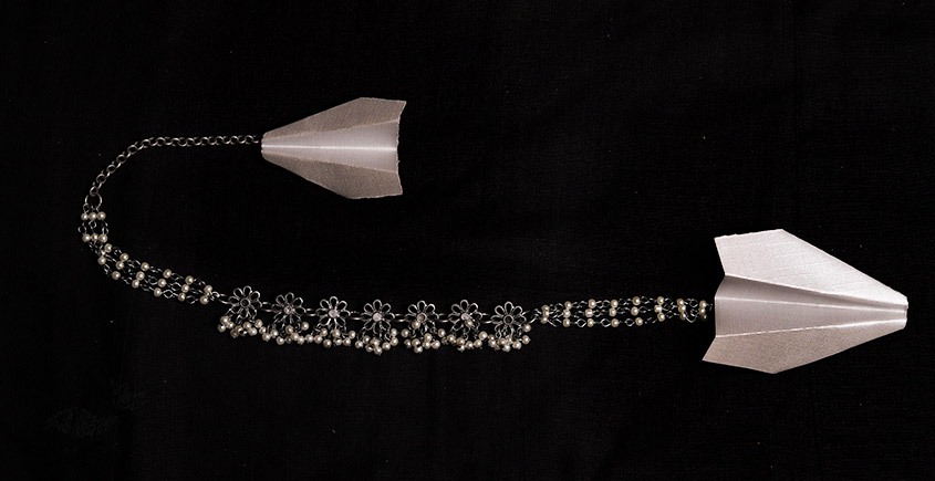 रेवती ✽ Floral Choker with Pearl Strings ✽ Necklace ✽ 7