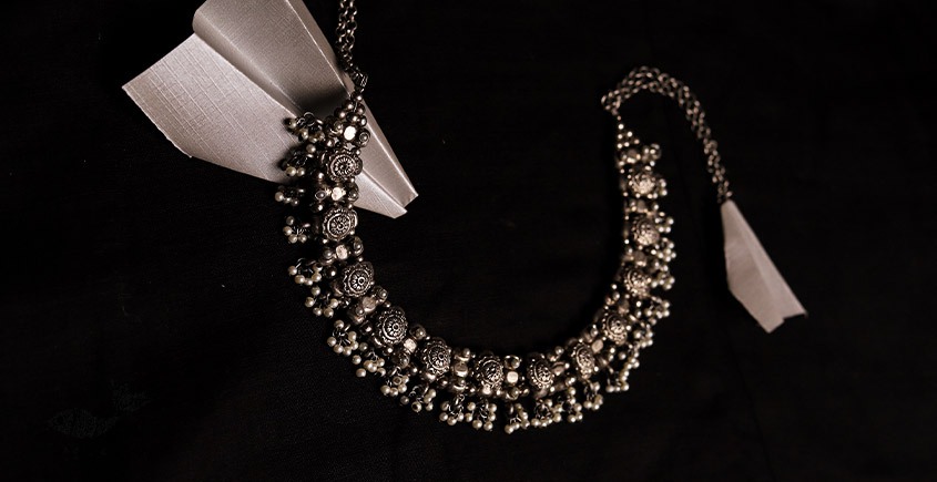 रेवती  ✽ Royal Choker with Pearl Bunches ✽ Necklace ✽ 13